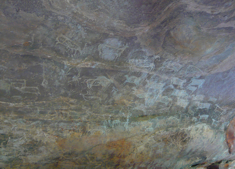ビンベトカの岩窟壁画 イメージ