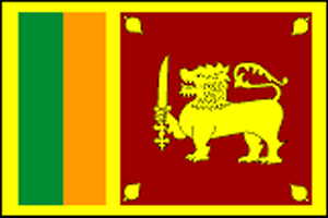  スリランカ国旗イメージ