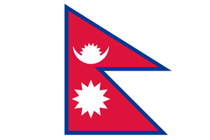  ネパール国旗イメージ